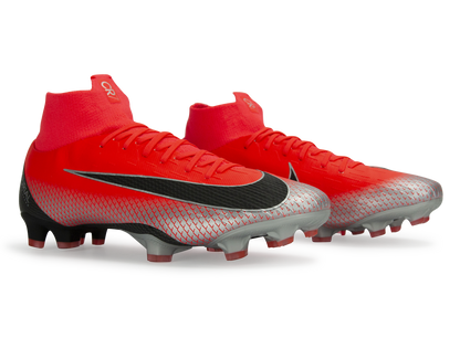 Nike Men's Mercurial CR7 Superfly 6 Pro FG Bright Crimson/Black