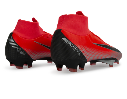 Nike Men's Mercurial CR7 Superfly 6 Pro FG Bright Crimson/Black