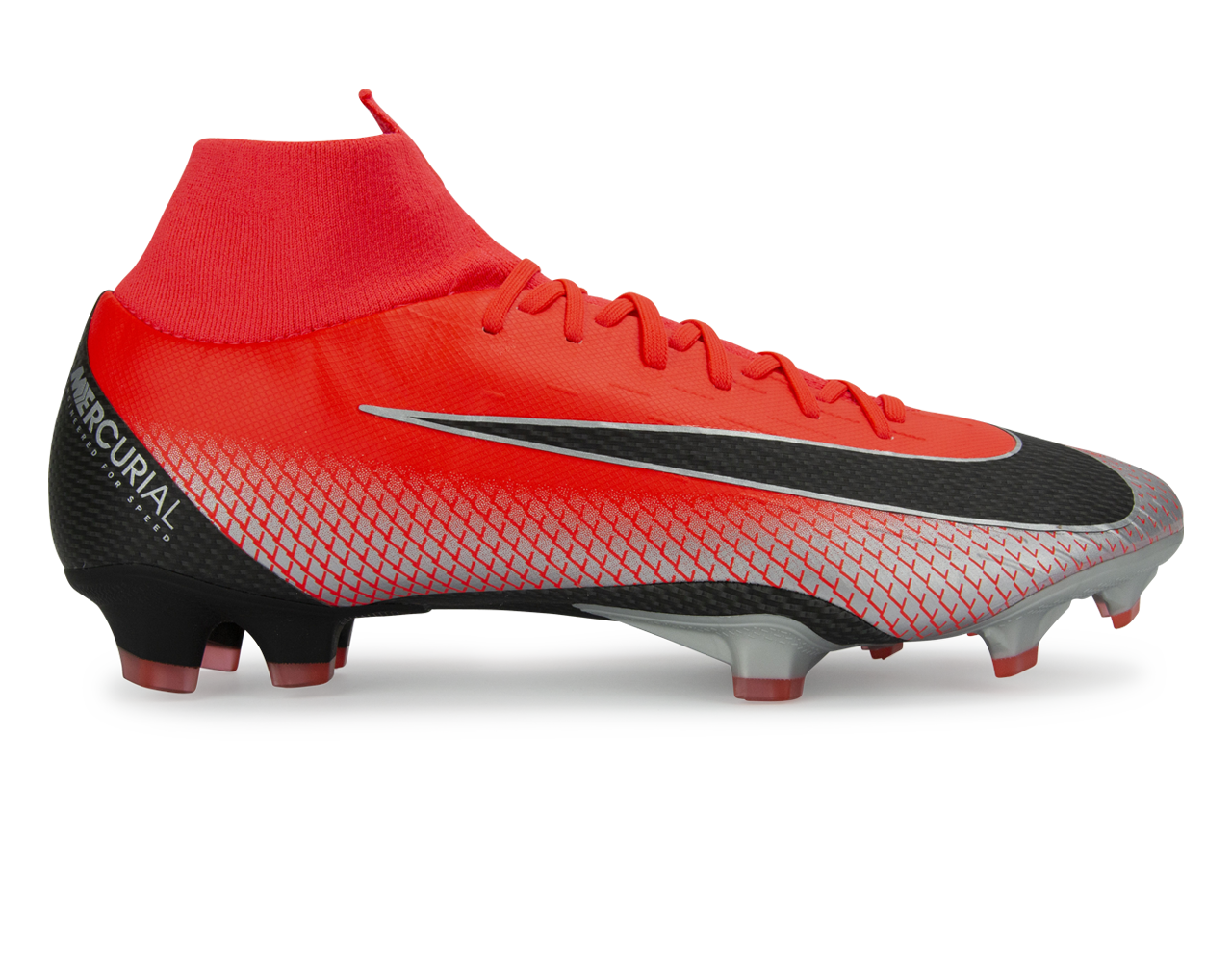 Nike Men's Mercurial CR7 Superfly 6 Pro FG Bright Crimson/Black