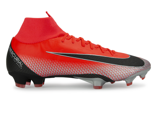 Nike Men's Mercurial CR7 Superfly 6 Pro FG Bright Crimson/Black