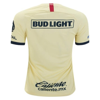 Nike Men's Club America 19/20 Home Jersey Lemon Chiffon/Armory Navy/Gym Red