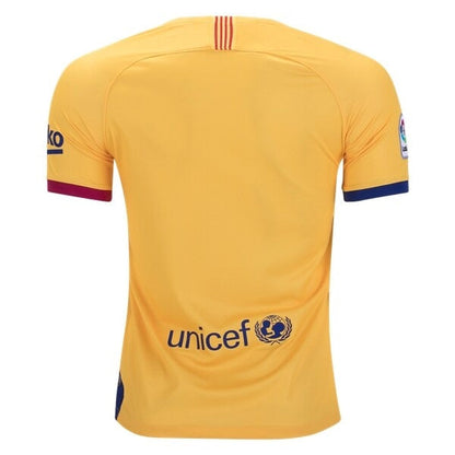 Nike Men's FC Barcelona 19/20 Away Jersey Varsity Maize