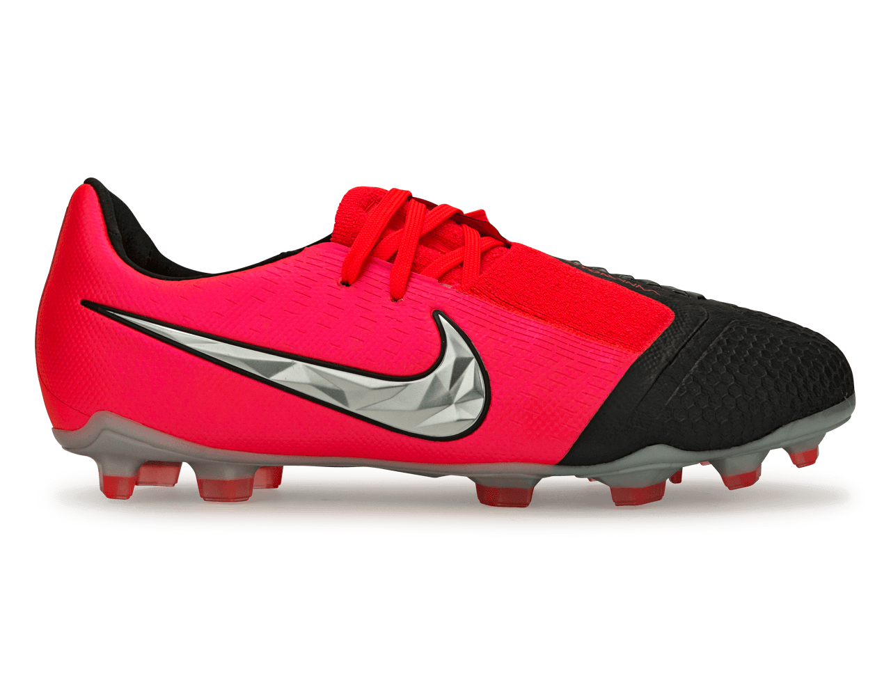 Nike Kids PhantomVNM Elite FG Laser CrimsonMetallic Silver/Black