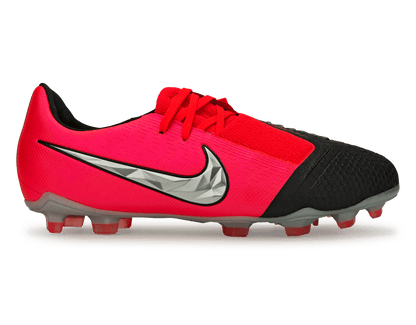 Nike Kids PhantomVNM Elite FG Laser CrimsonMetallic Silver/Black