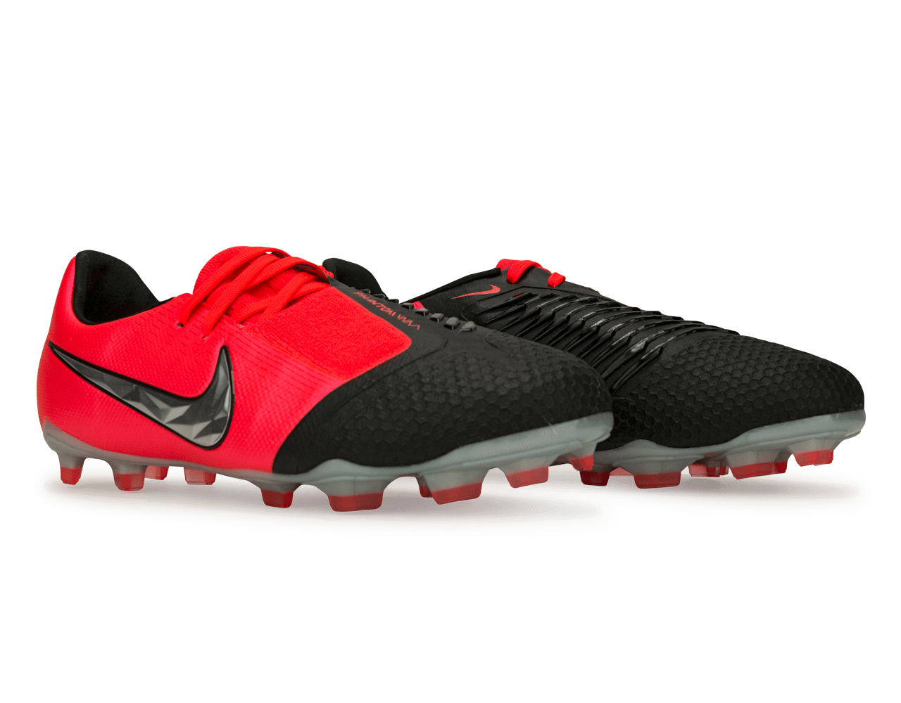 Nike Kids PhantomVNM Elite FG Laser CrimsonMetallic Silver/Black