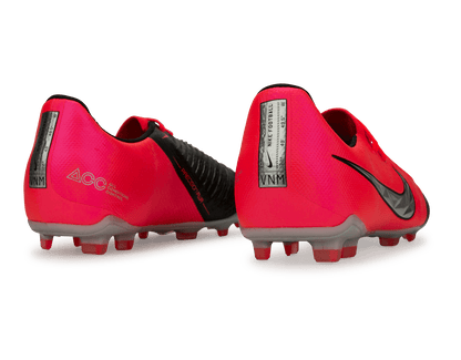 Nike Kids PhantomVNM Elite FG Laser CrimsonMetallic Silver/Black