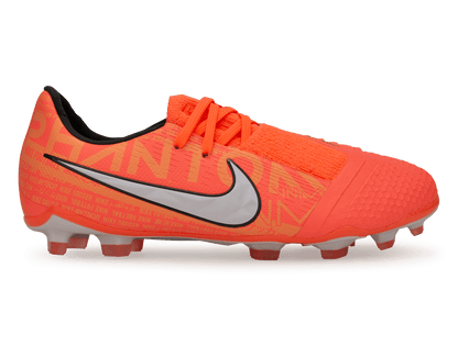 Nike Kids PhantomVNM Elite FG Bright Mango/White/Orange Pulse