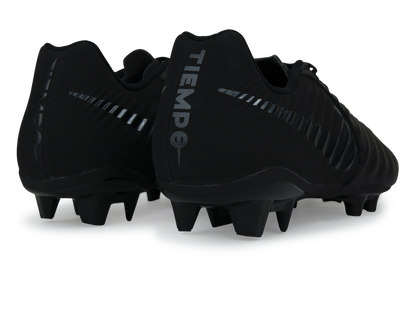 Nike Men's Tiempo 7 Academy FG Black/Black