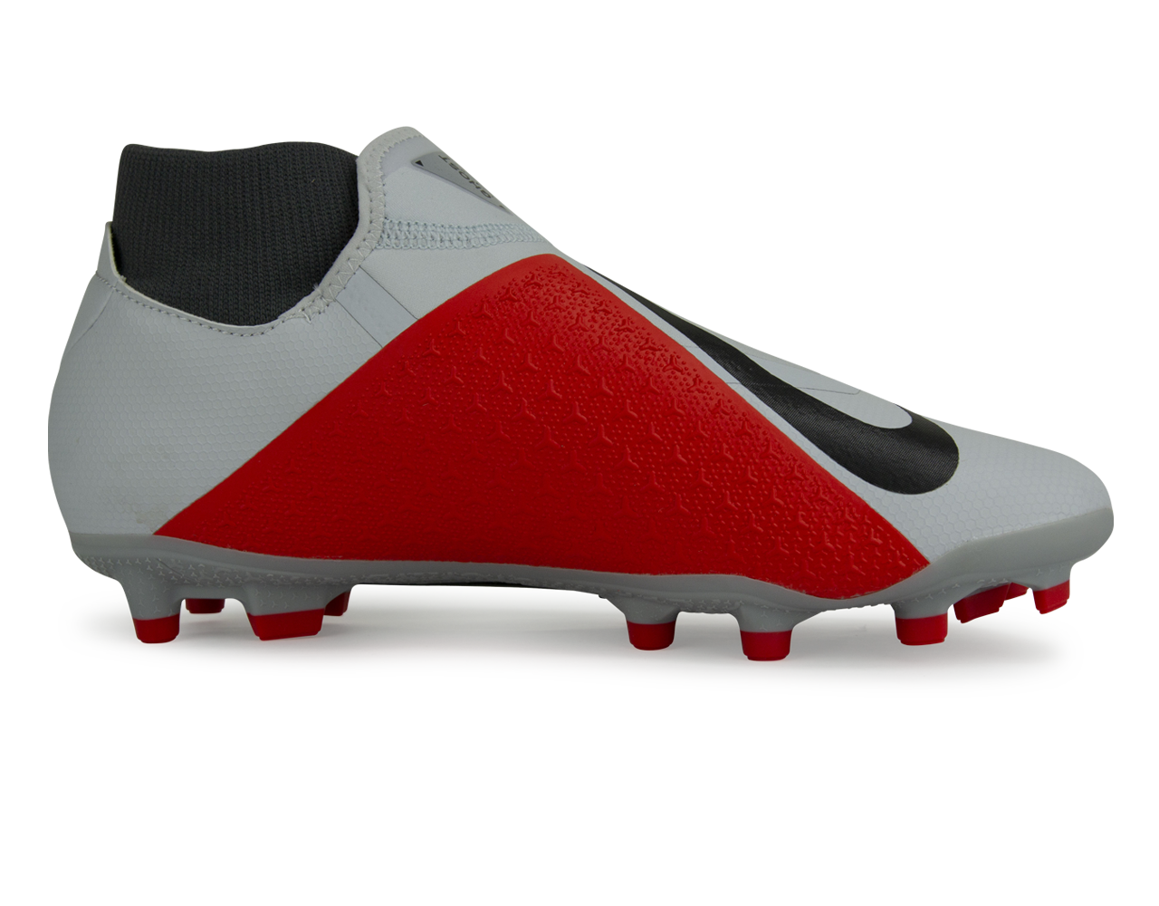 Nike Men's PhantomVSN Academy DF FG/MG Pure Platinum Black/Light Crimson/Dark Grey