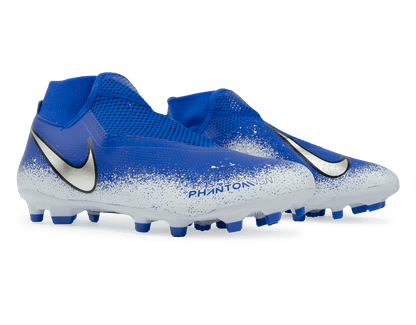 Nike Men's Phantom VSN Academy DF FG/MG Racer Blue/Chrome/White