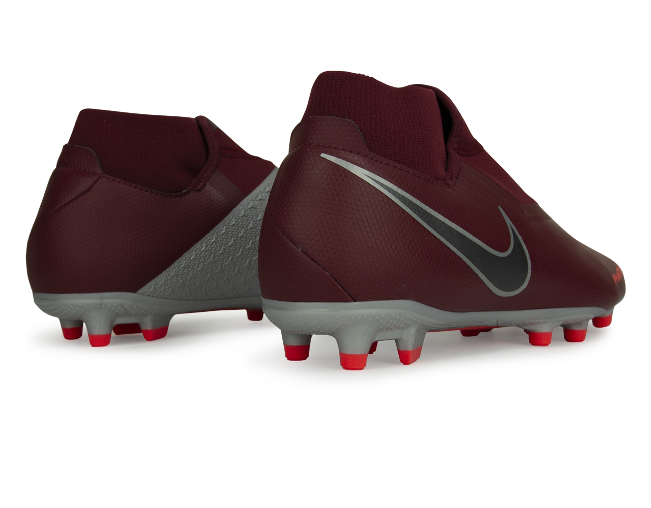 Nike Men's PhantomVSN Academy DF FG/MG Team Red/Metalic Dark Grey