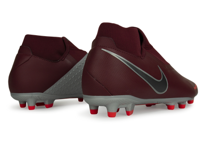 Nike Men's PhantomVSN Academy DF FG/MG Team Red/Metalic Dark Grey