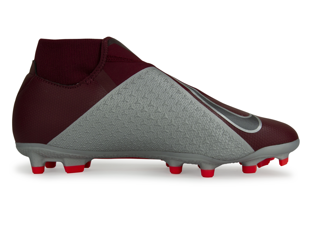 Nike Men's PhantomVSN Academy DF FG/MG Team Red/Metalic Dark Grey