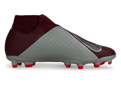 Nike Men's PhantomVSN Academy DF FG/MG Team Red/Metalic Dark Grey