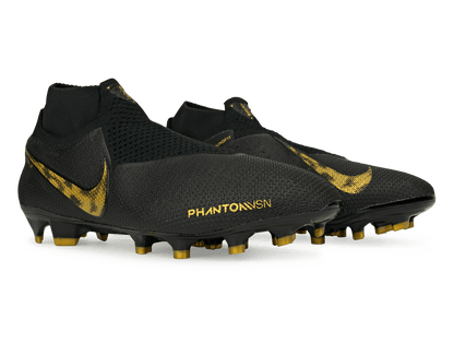 Nike Men's PhantomVSN Elite DF FG Black/Metalic Vivid Gold