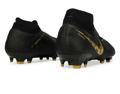 Nike Men's PhantomVSN Elite DF FG Black/Metalic Vivid Gold