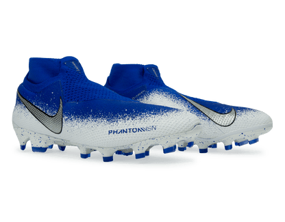 Nike Men's Phantom VSN Elite DF FG Racer Blue/Chrome/White