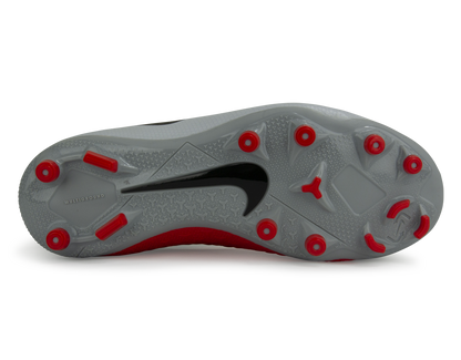 Nike Kids PhantomVSN Academy DF FG/MG Pure Platinum Black/Light Crimson/Dark Grey