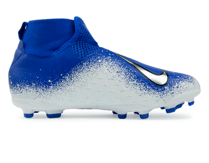 Nike Kids Phantom VSN Academy DF FG/MG Racer Blue/Chrome/White