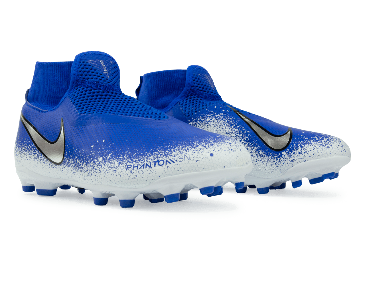 Nike Kids Phantom VSN Academy DF FG/MG Racer Blue/Chrome/White
