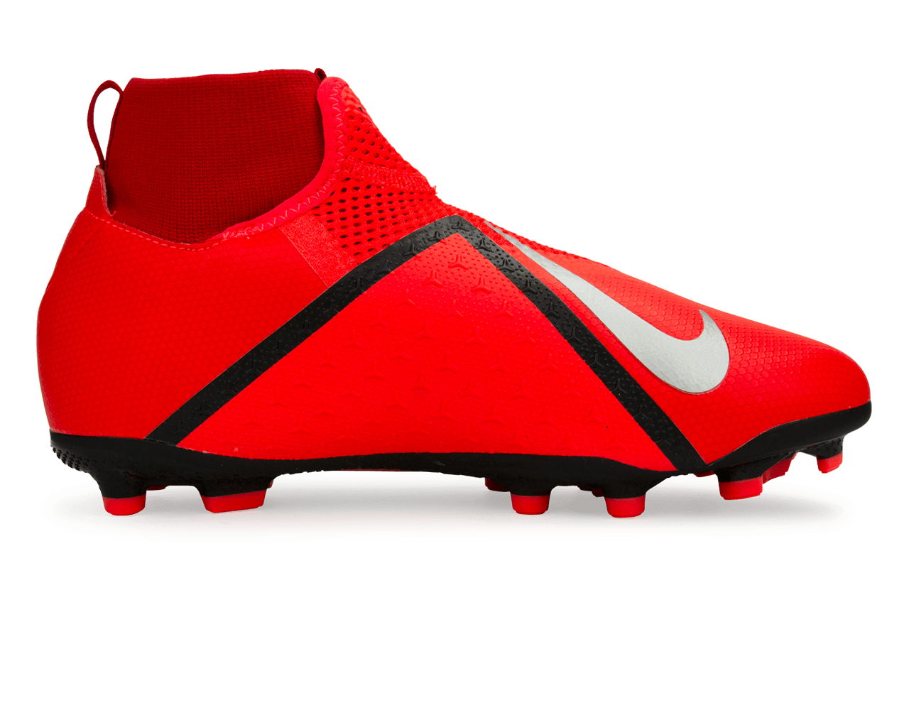 Nike Kids PhantomVSN Game Over Academy DF FG/MG Bright Crimson/Metallic Silver