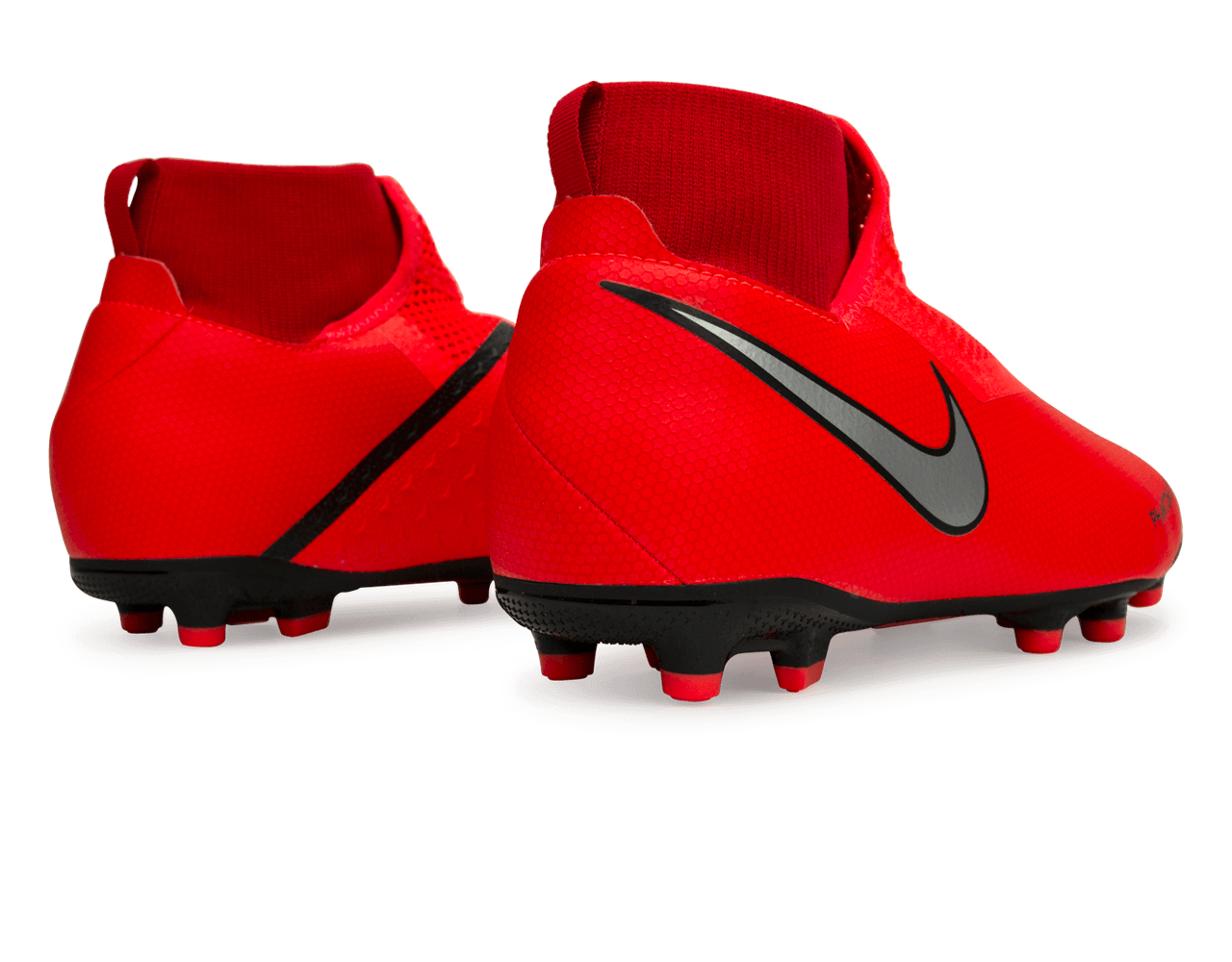 Nike Kids PhantomVSN Game Over Academy DF FG/MG Bright Crimson/Metallic Silver