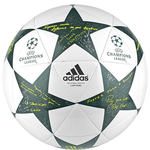 adidas Finale 16 Capitano Ball White/Vapor Steel/Tech Green