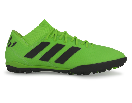 adidas Men's Nemeziz Messi Tango 18.3 Turf Soccer Shoes Solar Green/Core Black