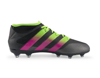 adidas Men's ACE 16.2 PrimeMesh FG/AG Black/Shock Pink/Solar Green