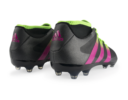 adidas Men's ACE 16.2 PrimeMesh FG/AG Black/Shock Pink/Solar Green