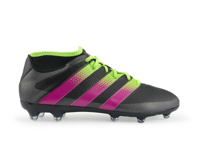 adidas Men's ACE 16.2 PrimeMesh FG/AG Black/Shock Pink/Solar Green