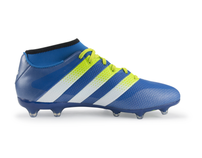 adidas Men's ACE 16.2 Primemesh FG/AG Blue/White/Solar Slime