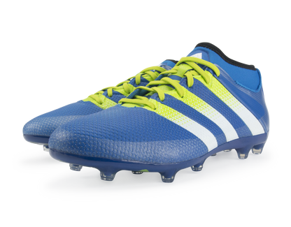 adidas Men's ACE 16.2 Primemesh FG/AG Blue/White/Solar Slime