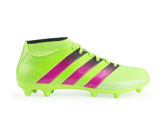 adidas Men's ACE 16.3 Primemesh FG/AG Solar Green/Shock Pink/Black