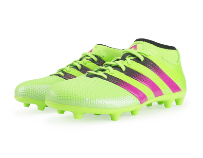 adidas Men's ACE 16.3 Primemesh FG/AG Solar Green/Shock Pink/Black