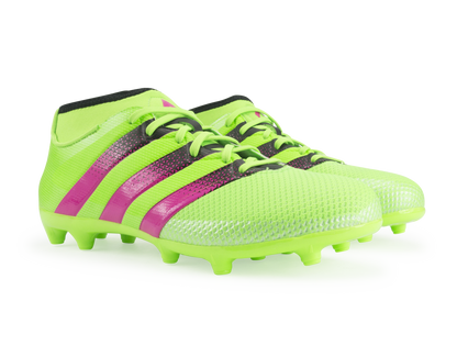 adidas Men's ACE 16.3 Primemesh FG/AG Solar Green/Shock Pink/Black