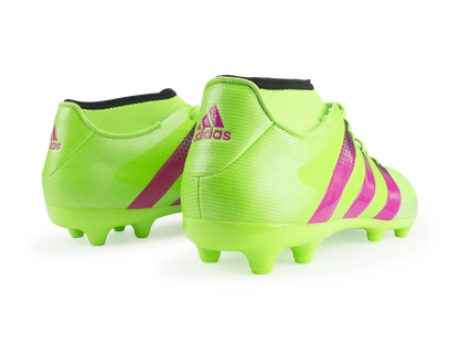 adidas Men's ACE 16.3 Primemesh FG/AG Solar Green/Shock Pink/Black