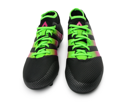 adidas Men's ACE 16.3 Primemesh FG/AG Black/Solar Green/Shock Pink