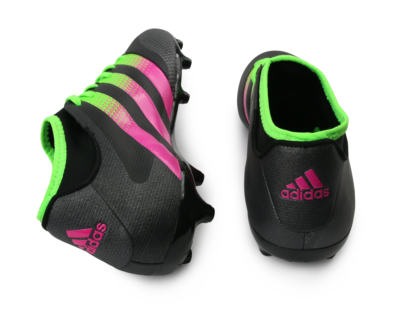adidas Men's ACE 16.3 Primemesh FG/AG Black/Solar Green/Shock Pink