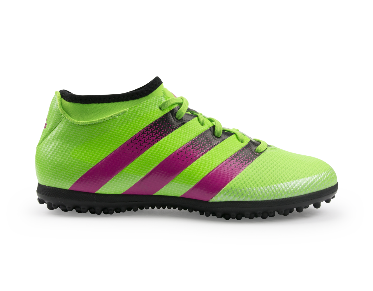 adidas Men's ACE 16.3 Primemesh Turf Soccer Shoes Solar Green/Shock Pink/Black