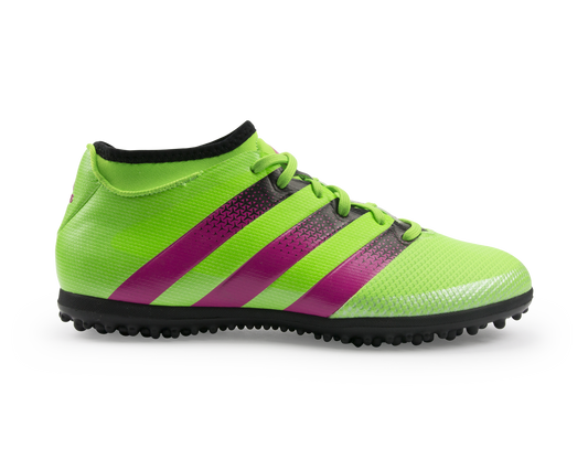 adidas Men's ACE 16.3 Primemesh Turf Soccer Shoes Solar Green/Shock Pink/Black