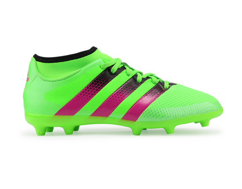 adidas Kids ACE 16.3 Primemesh FG/AG Solar Green/Shock Pink/Black