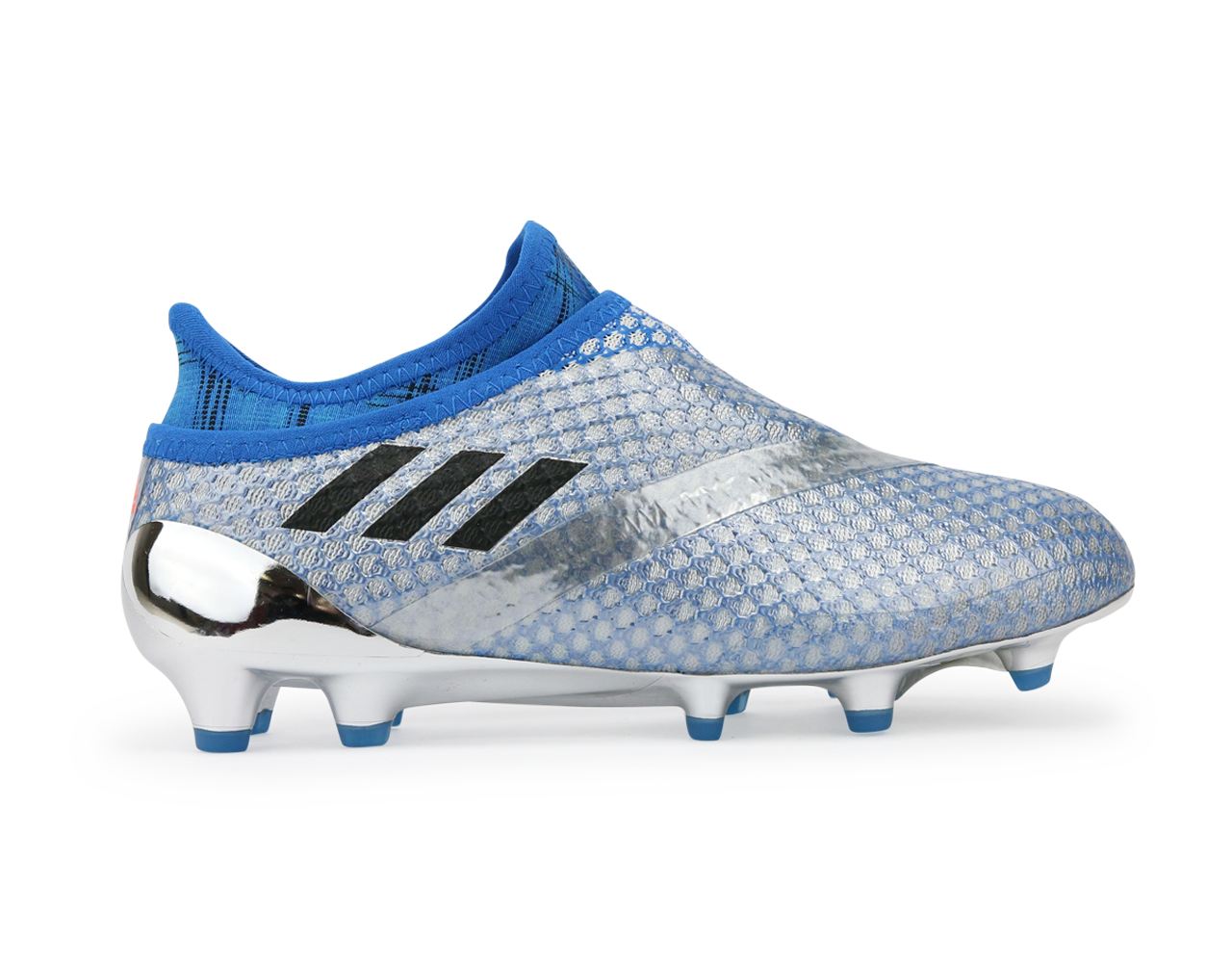 adidas Kids Messi 16+ Pureagility FG  Silver Metalic/Core Black/Sho Blue