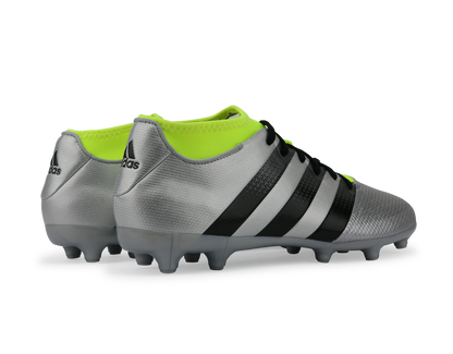 adidas Men's ACE 16.3 Primemesh FG/AG Silver Metalic/Core Black/Solar Yellow