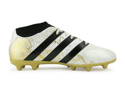 adidas Men's ACE 16.3 Primemesh FG/AG White/Core Black/Gold Metalic