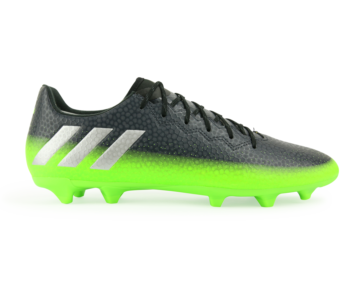 adidas Men's Messi 16.3 FG/AG Dark Grey/Silver Metalic/Solar Green