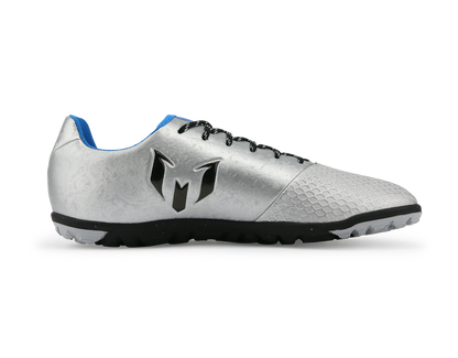 adidas Kids Messi 16.3 Turf Soccer Shoes Silver Metalic/Core Black/Sho Blue