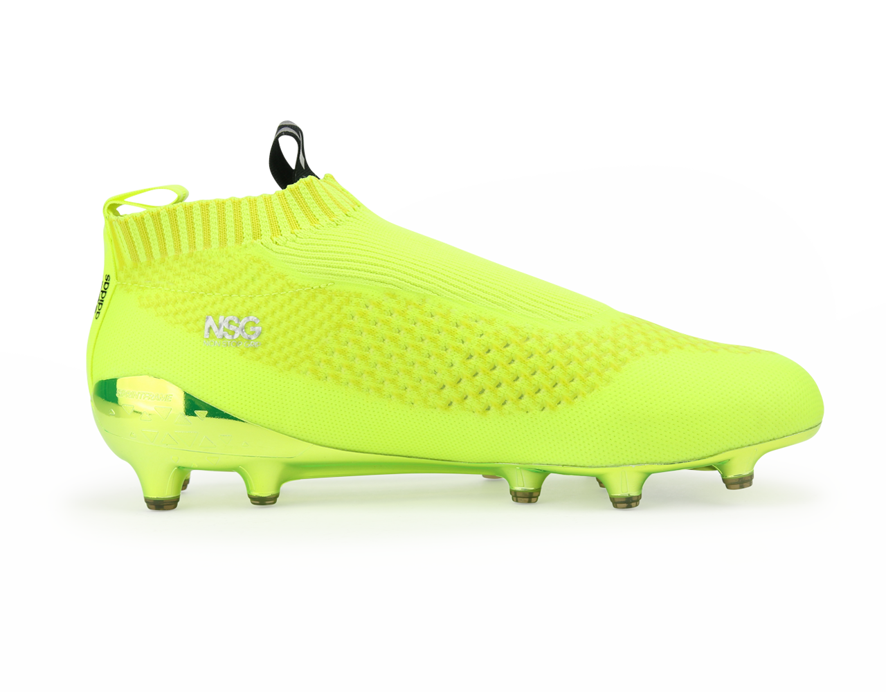 adidas Men's ACE 16+ PURECONTROL PrimeKnit FG Solar Yellow/Core Black/Silver Metallic