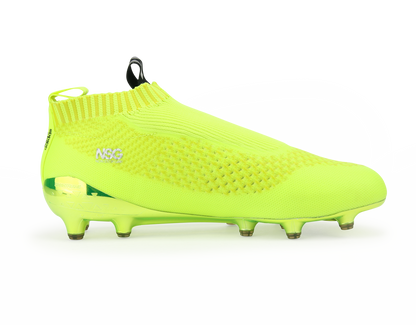 adidas Men's ACE 16+ PURECONTROL PrimeKnit FG Solar Yellow/Core Black/Silver Metallic