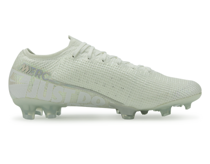 Nike Men's Mercurial Vapor 13 Elite FG White/Metallic Platinum